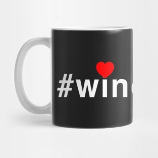 #winelover heart Mug